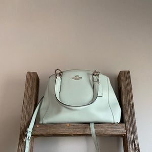 Coach mint purse